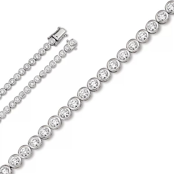 ONE ELEMENT Silberarmband "Zirkonia Armband aus 925 Silber 17 cm Ø 4,30 mm" günstig online kaufen