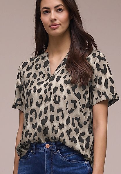 STREET ONE Kurzarmbluse aus softer Viskose günstig online kaufen