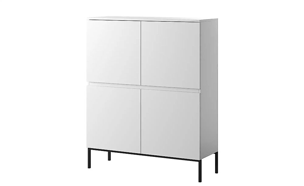 Highboard  Bemmi ¦ weiß ¦ Maße (cm): B: 100 H: 122 Kommoden & Sideboards > günstig online kaufen