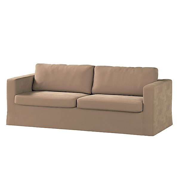 Bezug für Karlstad 3-Sitzer Sofa nicht ausklappbar, lang, beige, Bezug für günstig online kaufen