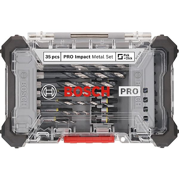 Bosch Schrauber-Bit & Metall-Bohrer Set Pro Impact Metal 35-teilig günstig online kaufen