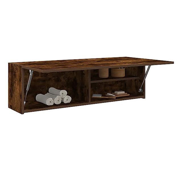 vidaXL Schrankmodule Bad-Wandschrank Räuchereiche 100x25x30 cm Holzwerkstof günstig online kaufen