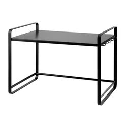 bremermann Küchenregal Mikrowellenregal, Bäckerregal mit Hakenleisten, günstig online kaufen