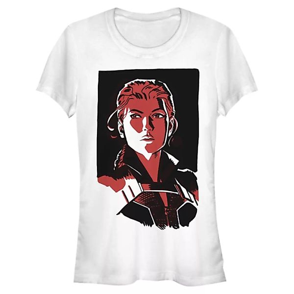 Marvel - Black Widow - Black Widow Widow Portrait - Frauen T-Shirt günstig online kaufen