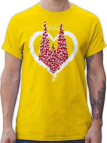 Shirtracer T-Shirt Kölner Dom Köln Rot günstig online kaufen