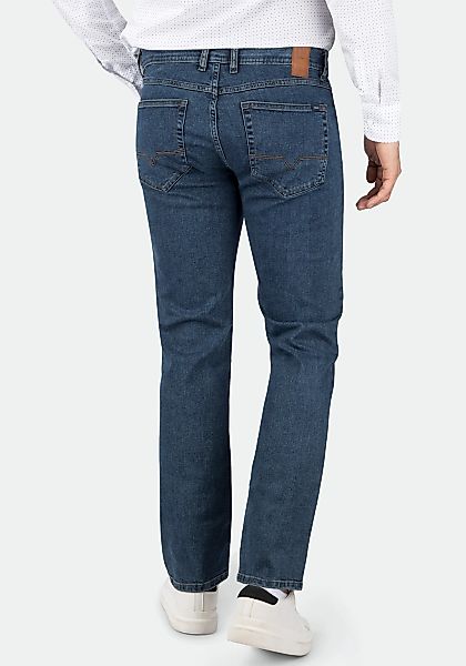 Stooker Men Straight-Jeans Frisco Herren Stretch Jeans - Blue Stone / Blau günstig online kaufen