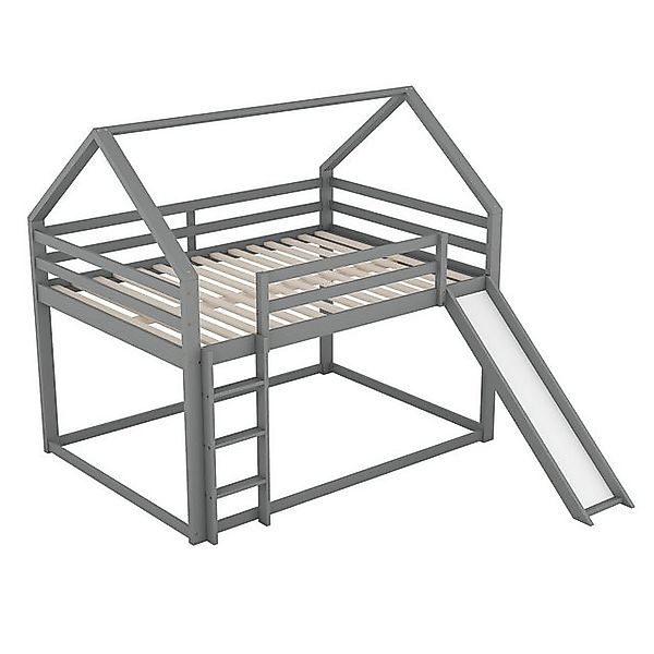 DOPWii Kinderbett 140x200cm Doppelbett,Kinderbett, Hausbett,Etagenbett,Holz günstig online kaufen