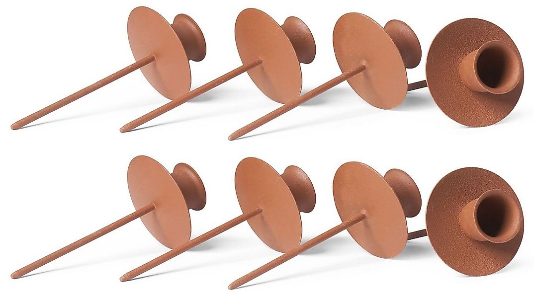 Novaliv Kerzenständer Stabkerze, Kerzenpin, Kerzenhalter, (Spar-Set, 8 St., günstig online kaufen