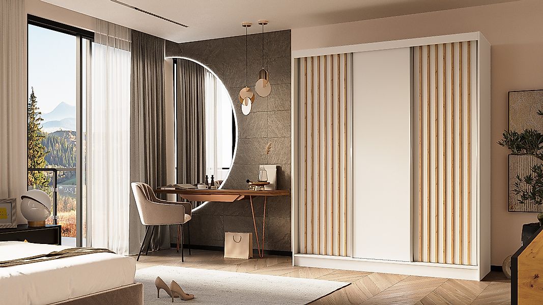 ALTDECOR Schiebetürenschrank LABELLO (Kleiderschrank Garderobenschrank mit günstig online kaufen