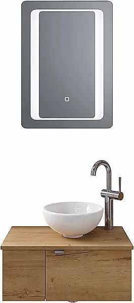 Saphir Badmöbel-Set "Serie 6915" 4 tlg. Gäste-Bad, 61 cm breit, mit LED-Spi günstig online kaufen