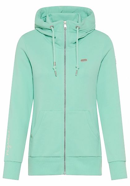 Ragwear Kapuzensweatjacke "NESKIA ZIP B O" mit hochgeschnittener Kapuze mit günstig online kaufen