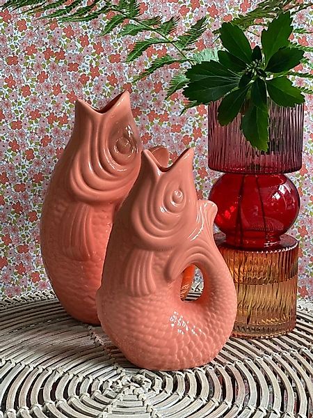 Giftcompany Dekovase Monsieur Carafon Vase / Karaffe Fisch XS salmon 0,2l ( günstig online kaufen