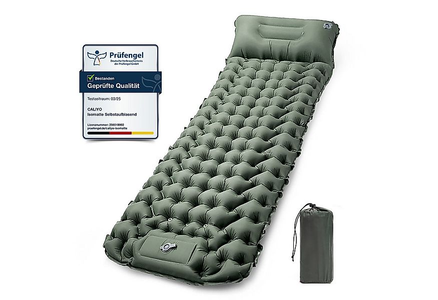 CALIYO Isomatte selbstaufblasend Camping luftmatratze mit kopfkissen für Ou günstig online kaufen