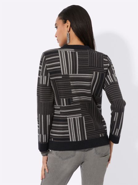 creation L Strickjacke Jacquardstrickjacke günstig online kaufen