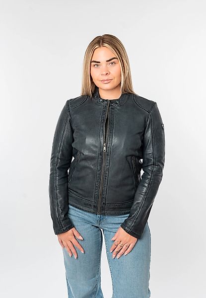 Mauritius Lederjacke "MWYouvie" mit Stehkragen günstig online kaufen