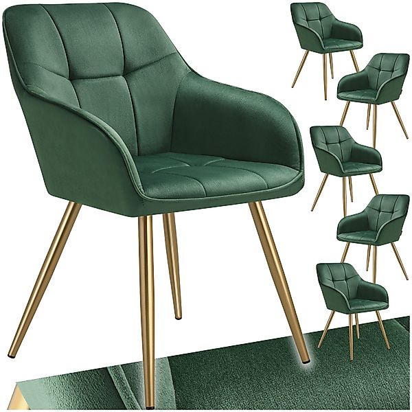 tectake Esszimmerstuhl Marilyn (Set, 6 St), günstig online kaufen