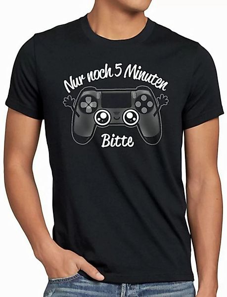 style3 T-Shirt Nur noch 5 Minuten fünf ps pro controller gamer gamepad günstig online kaufen