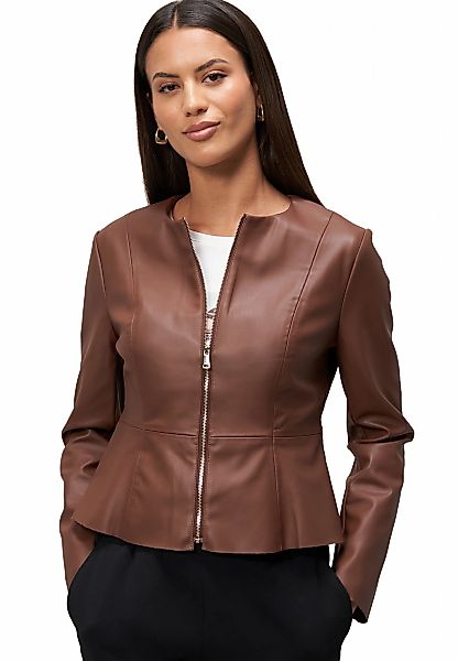Zero Jackenblazer "Damen Blazer-Jacke in Lederoptik" weiteres Detail günstig online kaufen