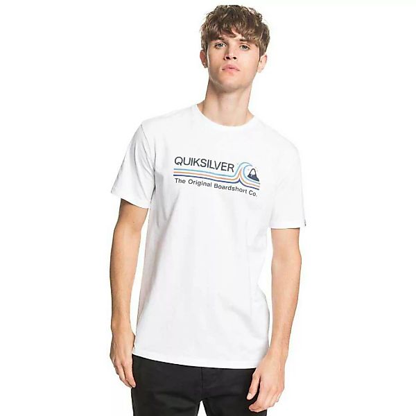 Quiksilver Stone Cold Classic Kurzärmeliges T-shirt S White günstig online kaufen