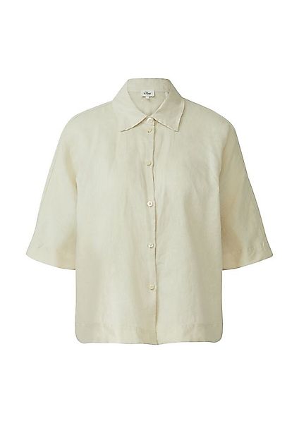 s.Oliver Kurzarmbluse - Kurzarmbluse - Leinenbluse günstig online kaufen