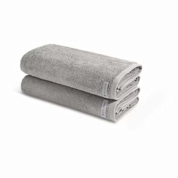 Ross 2 X Duschtuch im Set Selection - Organic Cotton Handtücher grau günstig online kaufen