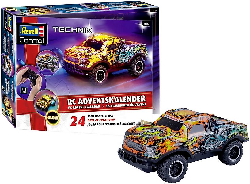 Revell® Spielzeug-Adventskalender Christmas Driver, ferngesteuertes RC Auto günstig online kaufen