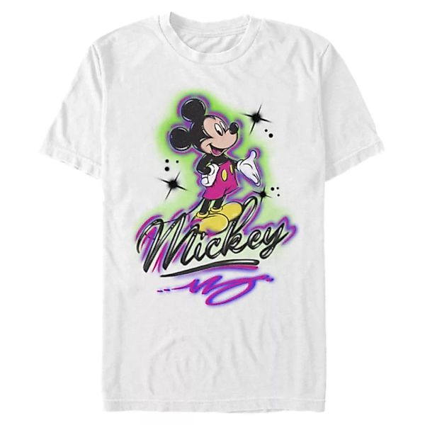 Disney - Micky Maus - Micky Maus Airbrush - Männer T-Shirt günstig online kaufen