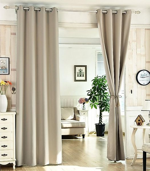 Woltu Gardine (1 St), blickdicht, mit Ösen, 130 g/m², Leichter & weicher günstig online kaufen