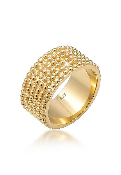 Elli Fingerring Breit Bandring Dots Kugeln 925 Silber günstig online kaufen
