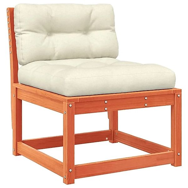 vidaXL Gartensofa mit Kissen Wachsbraun Massivholz Kiefer 844691 günstig online kaufen