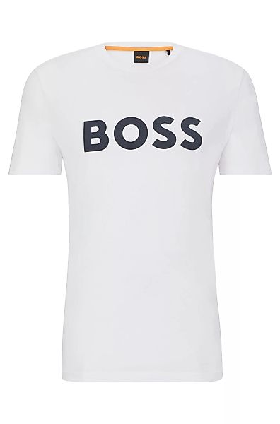 BOSS ORANGE T-Shirt "Thinking 1 10246016 01", mit großem BOSS Druck auf der günstig online kaufen