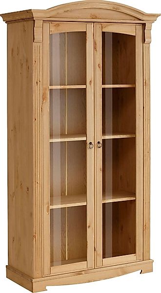 Home affaire Vitrine "Anna", (Gesamtmaße (B/T/H): ca. 97/46/188 cm), mit Gl günstig online kaufen