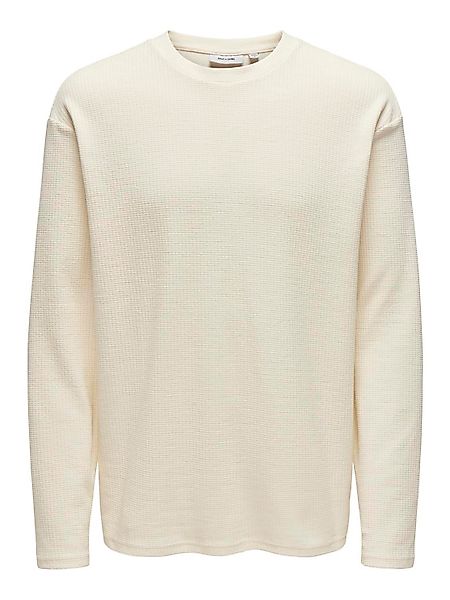 ONLY & SONS Longsleeve Rundhals Regular günstig online kaufen