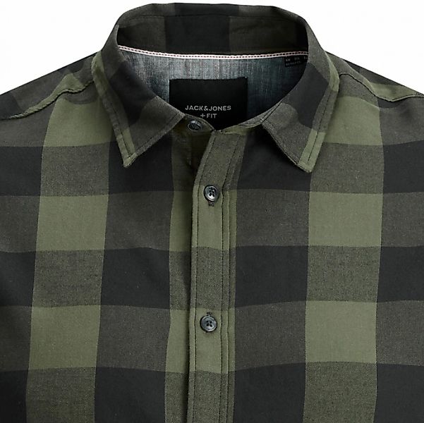 Jack & Jones Herren Freizeit Hemd JJEGINGHAM Comfort Fit Plussize günstig online kaufen