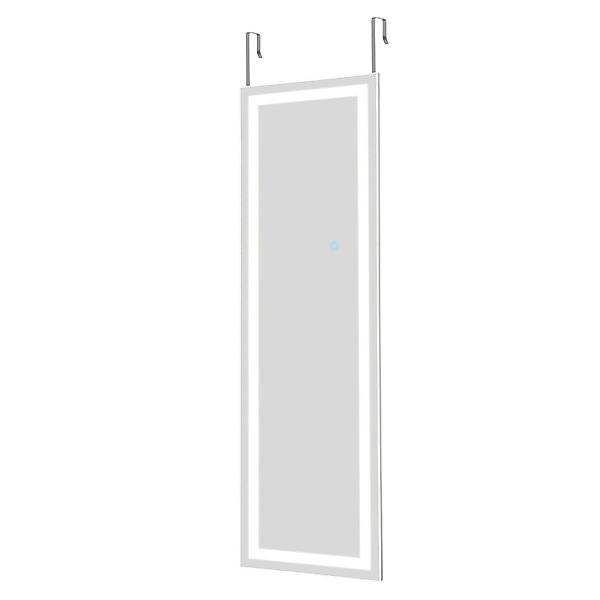Costway 37 x 120cm Wandspiegel mit 3 Farben Led Beleuchtung günstig online kaufen