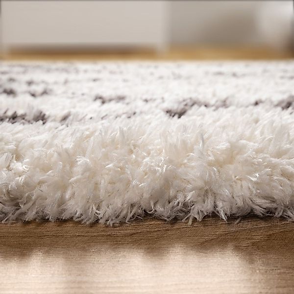 Paco Home Hochflor-Teppich "Maghreb 77" rechteckig 44 mm Höhe modernes Raut günstig online kaufen