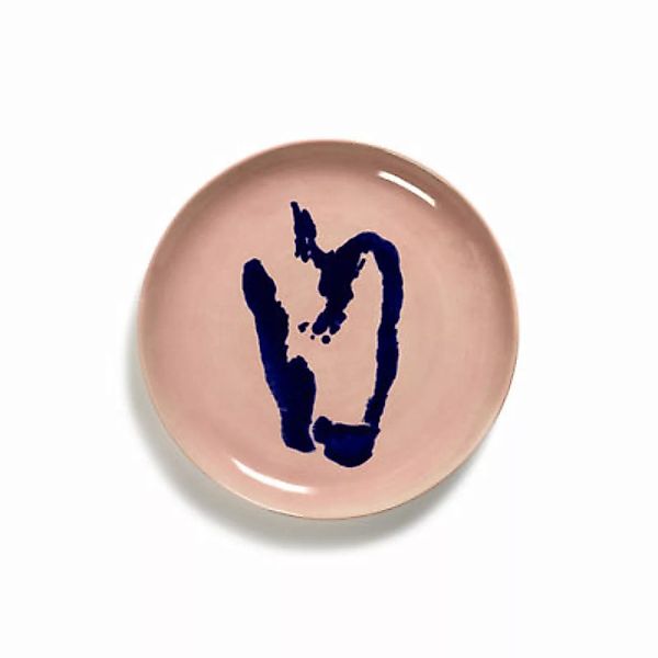 Teller Feast keramik rosa Medium / Ø 22,5 cm - Serax - Rosa günstig online kaufen