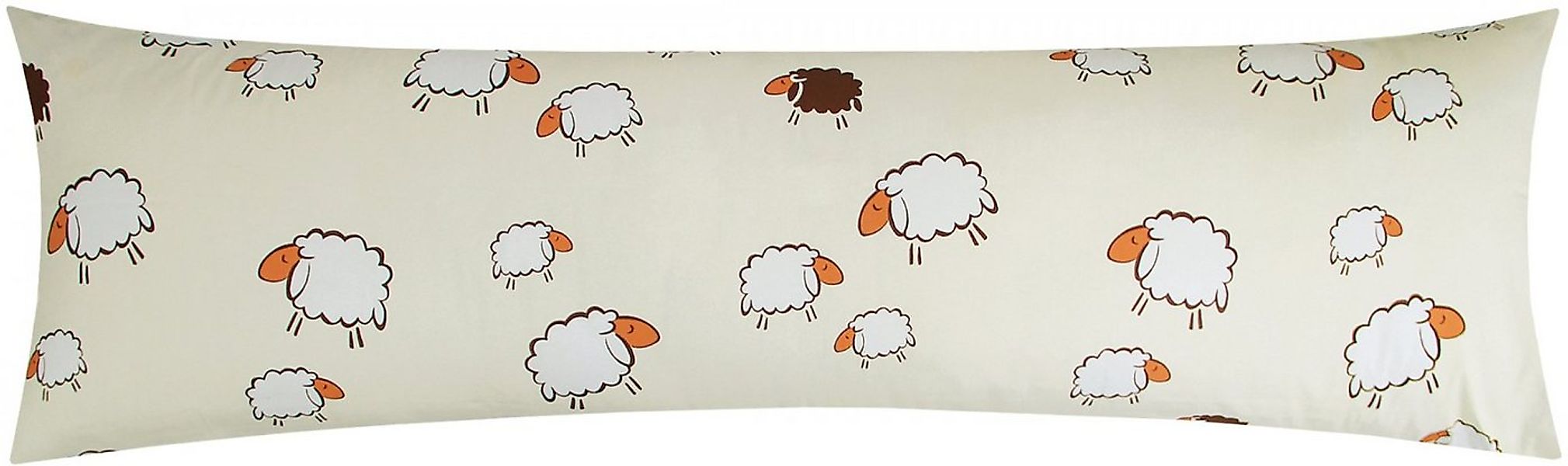 Heubergshop Seitenschläferkissenbezug, (1 Stück), 40x145cm Süße Schafe Lämm günstig online kaufen