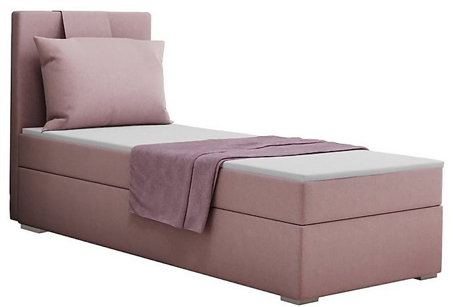 Beautysofa Boxspringbett Bett AMANDRA mit Topper, Bonellmatratze, Bettkaste günstig online kaufen