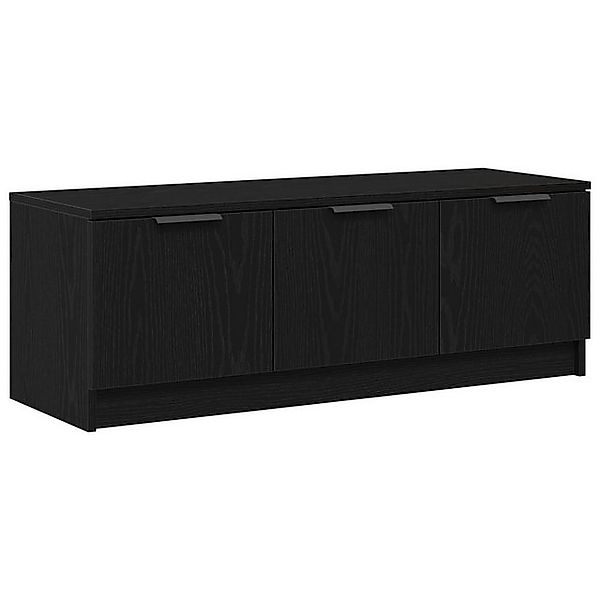 vidaXL TV-Schrank TV-Schrank Schwarz Eiche 102x35x36,5 cm Holzwerkstoff (1- günstig online kaufen