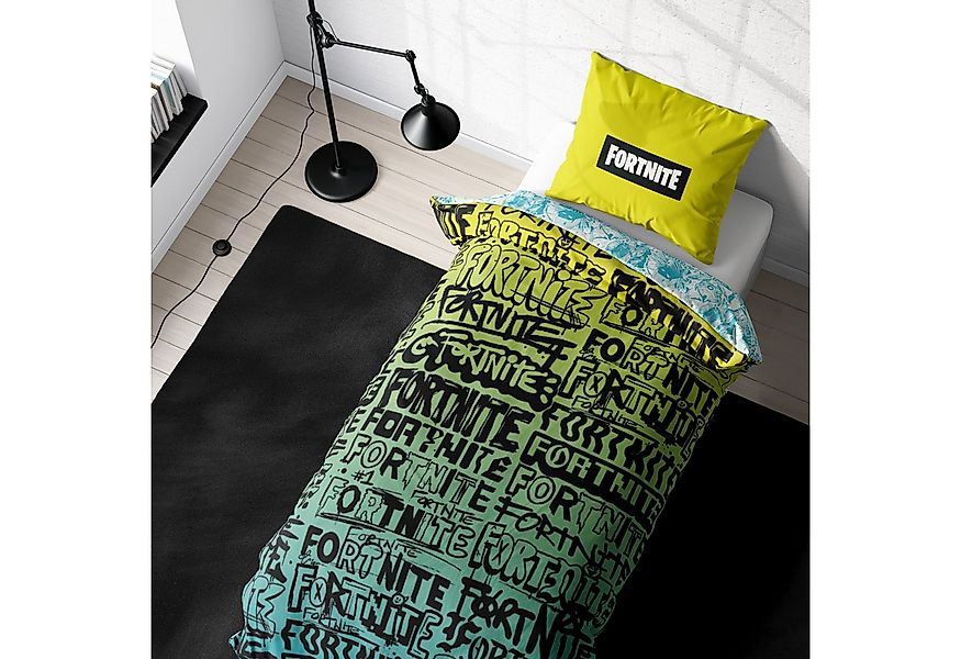 MTOnlinehandel Bettwäsche Fortnite, 135x200 + 80x80 cm, Geschenk für Gamer, günstig online kaufen