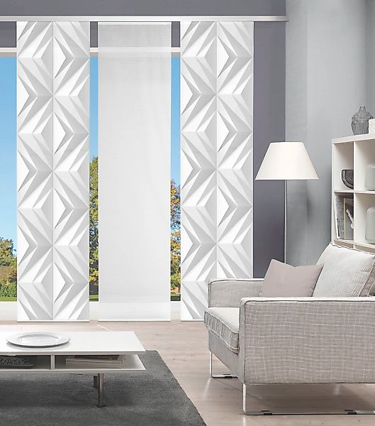 Vision S Schiebegardine "FRESKO" Paneelwagen 1 Stk. tlg. DIGITALDRUCK günstig online kaufen