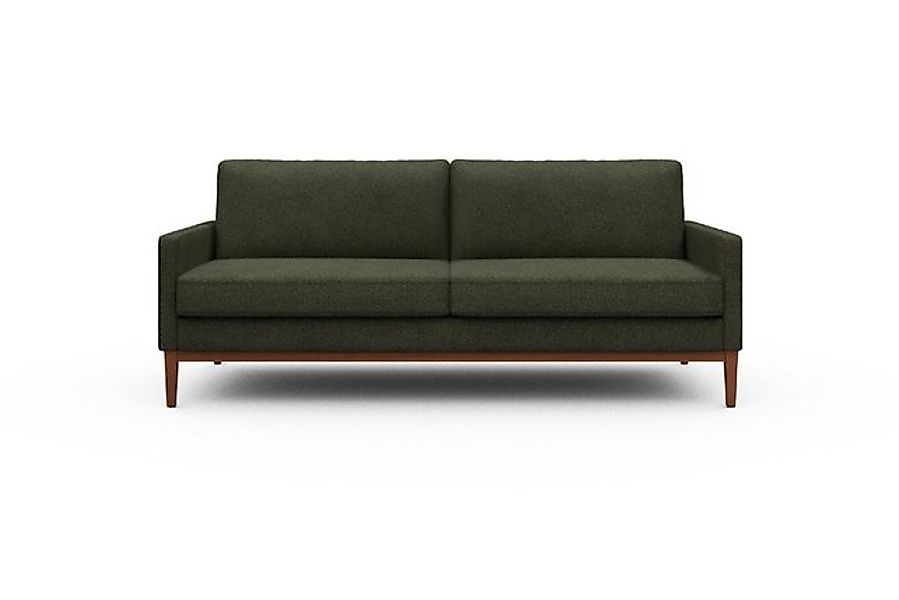 moebelfaktor Sofa Bodo 3-Sitzer, Retro-Design, elegante Linien, stabile Hol günstig online kaufen