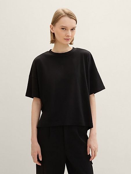 TOM TAILOR Denim T-Shirt Oversize T-Shirt aus Baumwolle günstig online kaufen