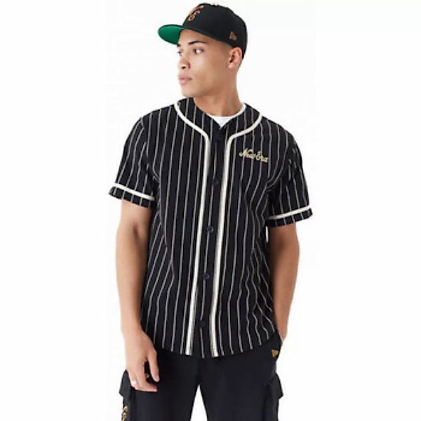 New-Era  T-Shirts & Poloshirts Ne pinstripe jersey newera günstig online kaufen