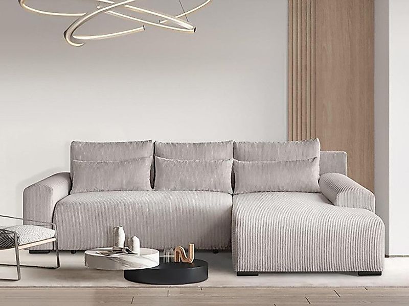 Beautysofa Ecksofa Benny, mit Schlaffunktion, Bettkasten, günstig online kaufen