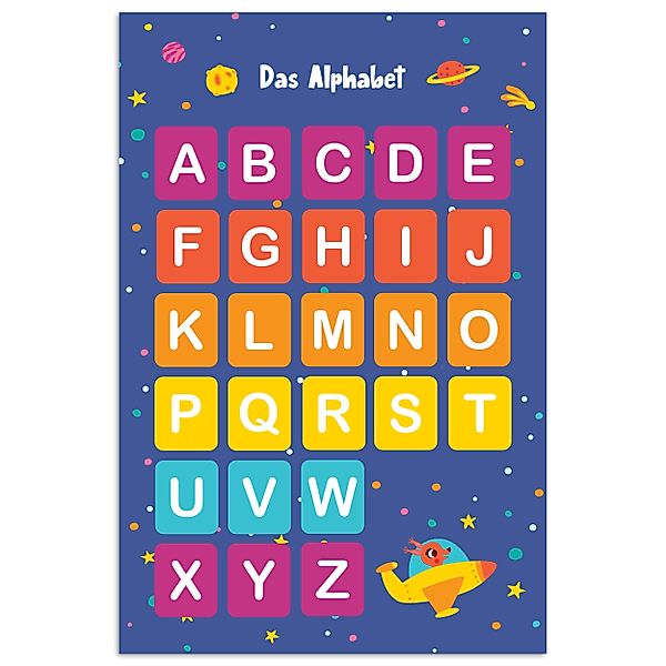 MuchoWow Poster Pädagogisch - Alphabet lernen günstig online kaufen