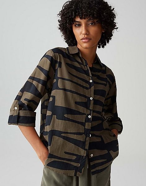 OPUS Langarmbluse FUMANI JUNGLE aus Cotton Voile günstig online kaufen