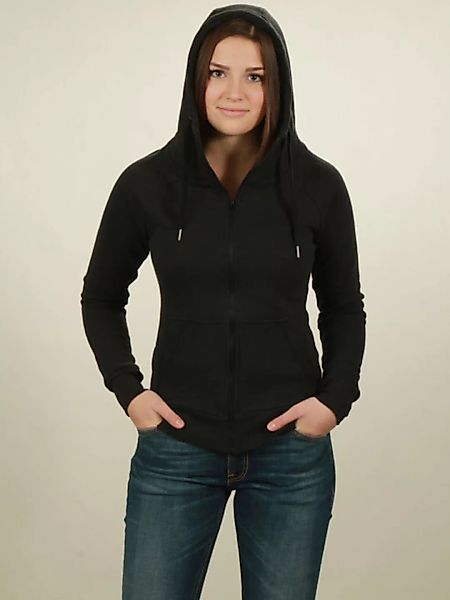 Zip-hoodie Damen - Black günstig online kaufen