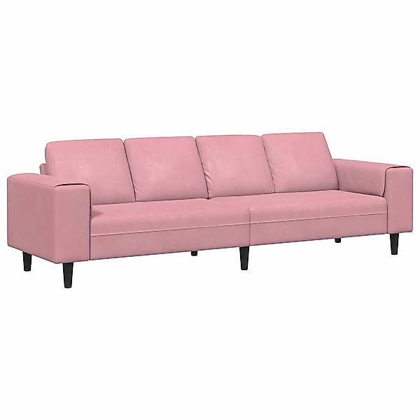 vidaXL Sofa Sofa Set Rosa Samt, günstig online kaufen